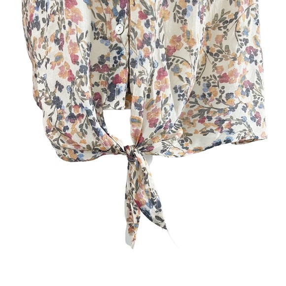 Zac & Rachel Woman Woman’s Shirt Sleeveless Button Up Floral Plus Size 3X. - Picture 3 of 7